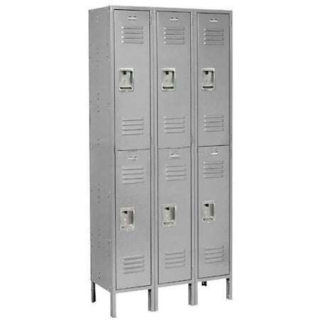 Global Industrial 36 in W, 15 D, 78 in H, Gray 968267GY